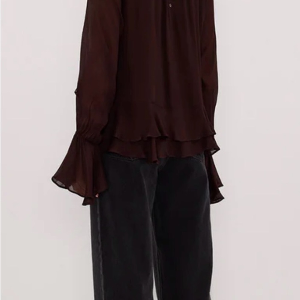 DISSH Bodhi Dark Choc Long Sleeve Top - Picture 4 of 4